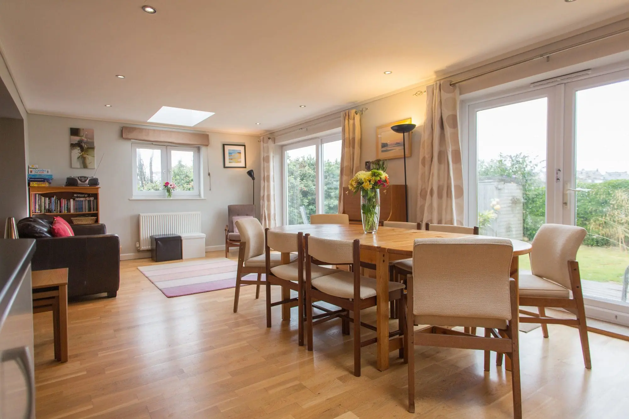 Sea view holiday home Perranporth Cornwall