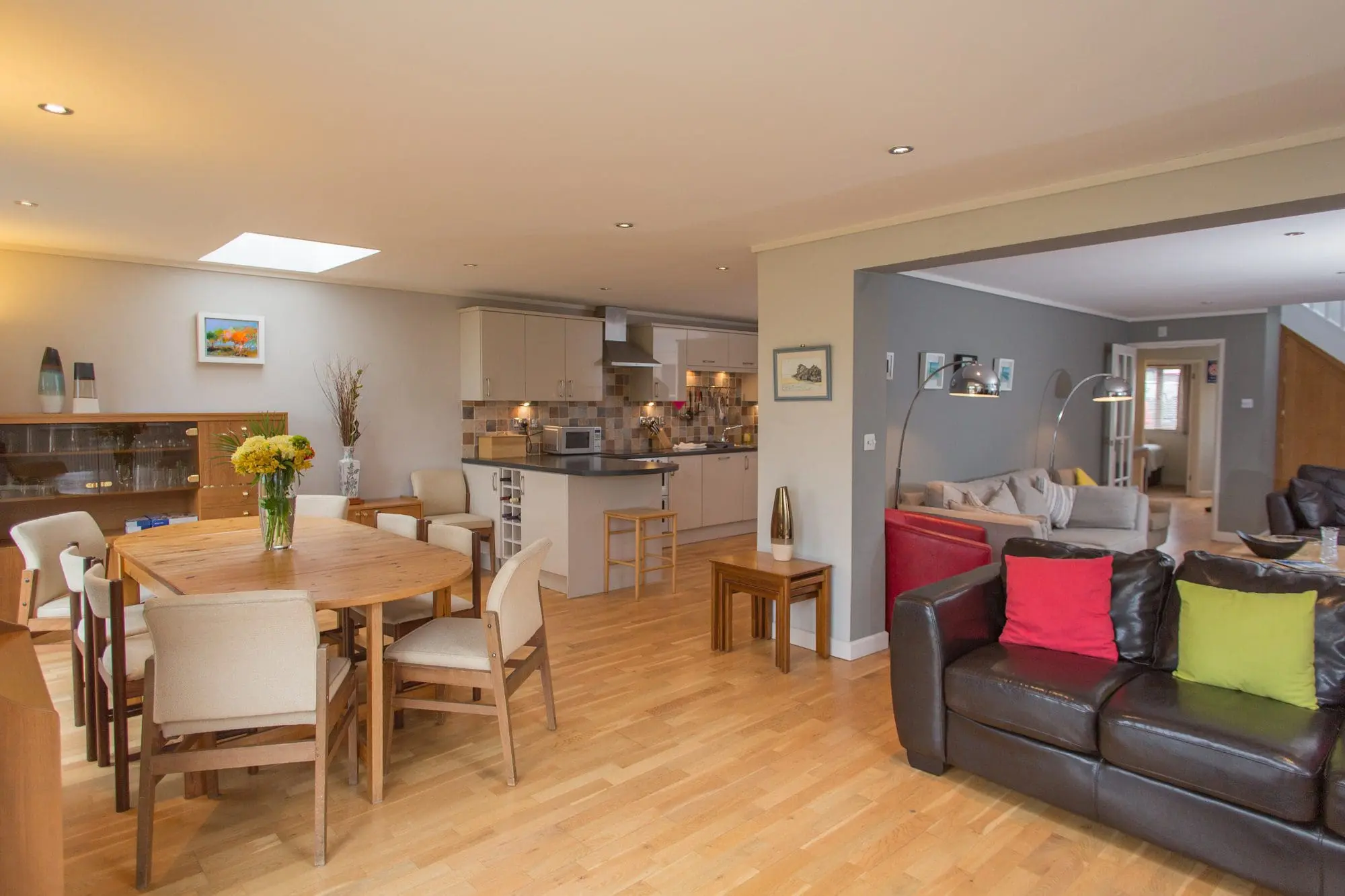 Sea view holiday home Perranporth Cornwall