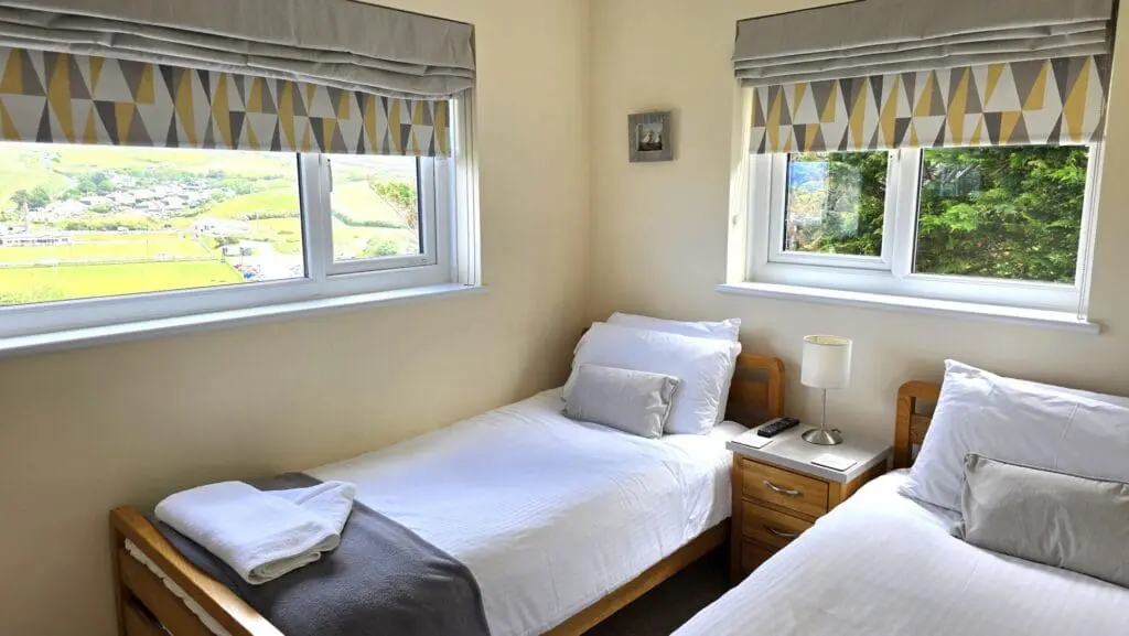 Holiday home sea views Perranporth Cornwall