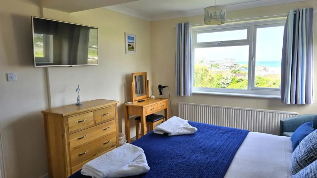 Holiday home sea views Perranporth Cornwall