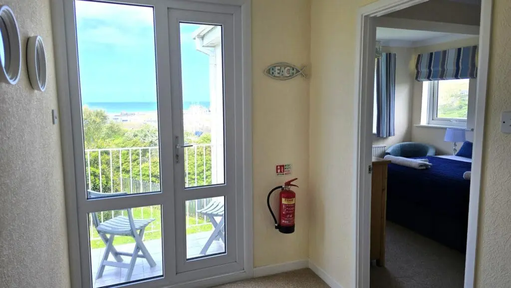 Holiday home sea views Perranporth Cornwall