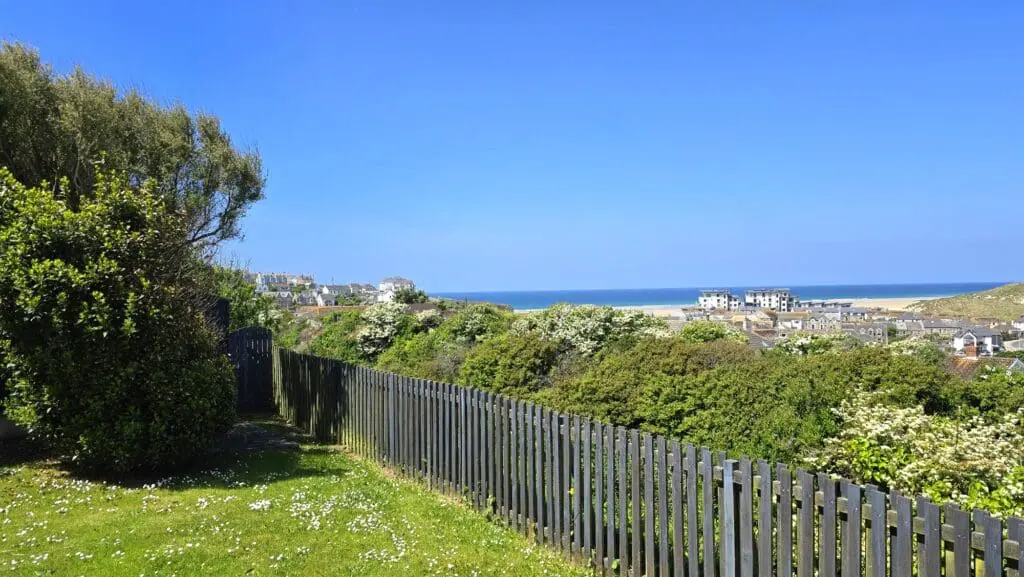 Holiday home sea views Perranporth Cornwall