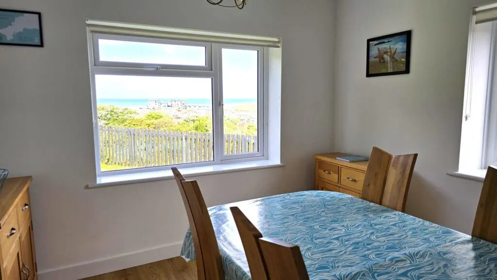 Holiday home sea views Perranporth Cornwall