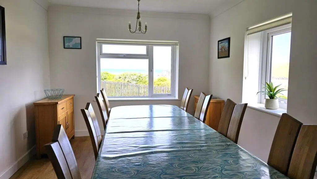 Holiday home sea views Perranporth Cornwall