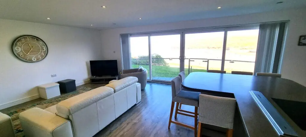 Sea view holidays apartment Perranporth Cornwall