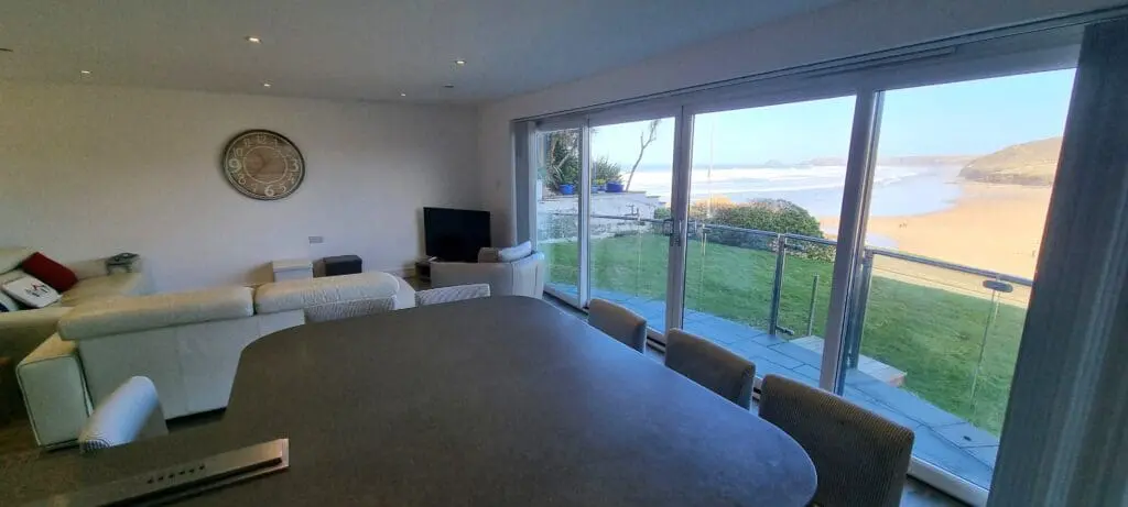 Sea view holidays apartment Perranporth Cornwall